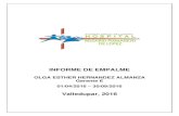 INFORME DE EMPALME - hrplopez.gov.cohrplopez.gov.co/archivos/INFORME DE EMPALME OLGA HERNANDE… · INFORME DE EMPALME 01/04/2016 – 30/09/2016 HOSPITAL ROSARIO PUMAREJO DE LOPEZ