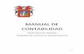 MANUAL DE CONTABILIDAD · 2020. 7. 14. · 2 gubernamentales para dar cumplimiento a lo dispuesto por la Ley General de Contabilidad Gubernamental. Su objetivo es proporcionar los
