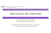 Servicios de Internet - Universidad Pública de Navarra€¦ · Probando SMTP • nc servername 25 • ó • telnet servername 25 • Pruebe los comandos HELO, MAIL FROM, RCPT TO,