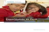 Experimento en Perú - Siemens Stiftung · Experimento en Latinoamérica « M uchos de los problemas de este mundo tienen hoy un componente técnico. Las asignaturas STEAM (matemáticas,