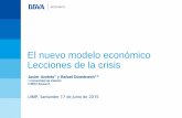 El nuevo modelo económico Lecciones de la crisis€¦ · El nuevo modelo económico Lecciones de la crisis Junio, 2015 Pág. 17 8. Mayor innovación y capital tecnológico Participación