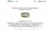 MUNICIPIO DE ALTAMIRA TAMAULIPAS CAPITULO VII NORMAS … · Los estados financieros muestran los hechos con incidencia económica-financiera que ha realizado un ente público durante