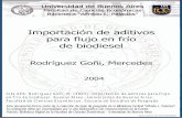 Importación de aditivos para flujo en friode biodieselbibliotecadigital.econ.uba.ar/download/tpos/1502-0402_RodriguezGo… · estima que se establecerán en el país 3 tipos de emprendimientos.