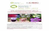 DÍA INTERNACIONAL DE LA FASCINACIÓN POR LAS PLANTAS · 28/05/2012 El 18 de mayo de 2012 se celebró el primer Día Internacional de la Fascinación por las Plantas ... Dr. Jan-WolfhardKellmann,