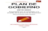 Movimiento Político Perú Libre PLAN DE GOBIERNO · 2018. 6. 18. · Plan de Gobierno 2018-2021 Movimiento Político Regional “Perú Libre” INTRODUCCION. El presente plan de