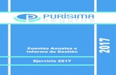 New Purisima Seguros Cuentas anuales 2017 - Aseguradoras de … · 2018. 5. 23. · Los principios contables y normas de valoración utilizados por la Mutualidad en la elaboración