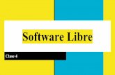 Software Libreelementosdeprogramacionylogica.web.unq.edu.ar/wp-content/... · 2018. 3. 26. · Software libre El término software libre refiere el conjunto de software que por elección