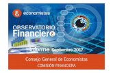 Informe Mayo 2016 OBSERVATORIO ECONÓMICO FINANCIERO€¦ · Cuadro 1.4.: Cuadro macroeconómico previsto por el Gobierno de España 2017-2020 Cuadro 1.5: Indicadores del mercado