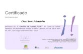 Certificado - ead.ufsc.bread.ufsc.br/espanhol/files/2014/03/14-04-2014.pdf · Certificamos que participou do “V Encontro de Tutores 2014.1” do Curso de Letras Espanhol, da Universidade