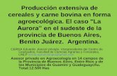 New Resiliencia del sistema: el caso de “La Aurora” producción … · 2020. 6. 26. · 5,15 5423 549 417 2200 1,31 Trigo, campaña 2013-2014 Agroecolog Vecino (altos insumos)