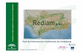 CONSEJERÍA DE MEDIO AMBIENTE · Objeto: integración de toda la información alfanumérica, gráfica o de cualquier otro tipo sobre el medio ambiente en Andalucia generada por todo