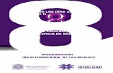 CONCEJALÍA DE IGUALDAD entre mujeres y hombres …FILE/Folleto-8marzo_2020_rrss.pdf · Granada-Murcia de la liga 2 en el Palacio de los Deportes el día 7 de marzo. El Consejo Municipal