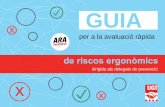 GUIA - UGT Catalunya · 2017. 12. 28. · B-33187-2012 Edició: Secretaria de Política Sindical - Salut Laboral UGT Catalunya Autors: ... Avaluació ràpida per aixecament i transport