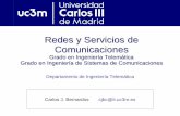 Redes y Servicios de Comunicaciones...5 Objetivos de la asignatura (II) Visión de conjunto respecto al problema complejo de las comunicaciones en red, a través del enfoque del modelo