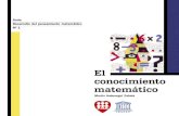 Serie Desarrollo del pensamiento matemático Nº 1€¦ · nuestro pensamiento matemático como un modo de “potenciar un proyecto educativo capaz de fortalecer la realiza-ción
