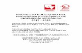 PROYECTO EDUCATIVO DEL PROGRAMA ACADÉMICO DE …eime.univalle.edu.co/images/documentos/.../Anexo-36... · Resolución No 5341 de mayo 10 de 2013 del Ministerio de Educación Nacional.(7