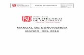 MANUAL DE CONVIVENCIA MARZO DEL 2016€¦ · MANUAL DE CONVIVENCIA -MA 01 FECHA : 27-4-2016 VERSIÓN: 7 PÁGINA: 6 de 70 PRESENTACIÓN La construcción del Manual de Convivencia para