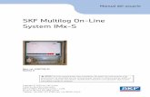 SKF Multilog On-Line System IMx-S€¦ · individualmente junto con la unidad IMx-S con respecto a EMC y a los requisitos de seguridad (CE y ETL). Consulte siempre al personal de