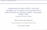 Implementación sobre FPGA y front-end Analógico de un ...laboratorios.fi.uba.ar/lse/tesis/LSE-FIUBA-Tesis... · 4.Conclusiones y cierre del trabajo Trabajos futuros. Tesis de Grado