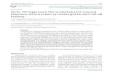 Research Paper Garlic Oil Suppressed Nitrosodiethylamine ... · Hepatocarcinoma in Rats by Inhibiting PI3K -AKT-NF-κB Pathway Cui-Li Zhang, Tao Zeng, Xiu-Lan Zhao, Ke-Qin Xie Institute