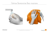 Cómo lavarme las manos - Soyvisual...Abrir el grifo 1 Enjabonar 2 Aclarar 3 Cerrar el grifo 4 Secar las manos 5 Fotografías #Soyvisual. Fundación Orange. Licencia: CC (BY-NC-SA)
