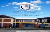 “Proyecto Educativo Institucional 2019 P.E.I Colegio Santa ... · En la actualidad, dirige y lidera el proyecto educativo institucional la profesora, Señora Berta Henríquez Rincón.