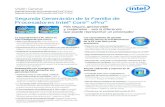 Segunda Generación del Procesador Intel® Core™ i7 vPro ......comparando la segunda generación del procesador Intel® Core i5 vPro con una PC con 3 años de antigüedad. 5,6 •
