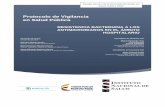 Protocolo de Vigilancia en Salud Pública · El informe Nacional de la vigilancia de la resistencia bacteriana a través de las bases de datos de whonet, para el año 2013 mostró