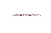 DEPARTAMENTO DE INGENIERIA MECANICA · DEPARTAMENTO DE INGENIERIA MECANICA Listado parcial de la actividad investigadora, puede consultar UC3M Research Portal para ampliar información