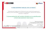 X ENCUENTRO ANUAL DE LA RIOCC Peru_tcm55-374881.pdf · Línea de acción Estrategia regional Agua Implementar un programa de afianzamiento hídrico regional. Promover el uso racional