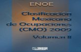 Clasificación Mexicana de Ocupaciones (CMO). Volumen ll ...internet.contenidos.inegi.org.mx/contenidos/... · Índice Introducción 1. Clasificación Mexicana de Ocupaciones. Versión