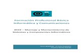 Formación Profesional Básica Informática y Comunicaciones€¦ · Curso 2019/2020 - 1º Curso vespertino Francisco Muñoz Rodrigo. Formación Profesional Básica Informática y