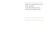 Reglamento Controles de Dopaje · 2015. 10. 30. · terapéuticos, de la Convención Internacional contra el dopaje en el deporte, París 18 de noviembre de 2005 (publicada en el