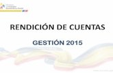 RENDICIÓN DE CUENTAS GESTIÓN 2015 - inclusion.gob.ec...ATENCIÓN INTERGENERACIONAL: • 7.388 personas Adultos Mayores • 1.194 jóvenes inscritos en la Misión Leonidas Proaño