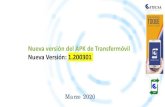 Nueva versión del APK de Transfermóvil Nueva Versión: 1.200301 … · 2020. 10. 5. · Nueva Versión: 1.200301 Novedades que trae: Servicio de recarga de tarjetas propia en CUC