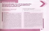Cayetano Heredia Universityrepebis.upch.edu.pe/articulos/acta.med.per/v31n1/a6.pdf · subpoblaciones linfocitarias T, moléculas en la superficie de células inmunes, mecanismos de