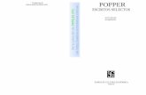 PAPELES DE JOSÉ PADRÓN · Primera edición en inglés, 1985 Primera edición en español, 1995 Segunda reimpresión. 2(H)6 Miller, David (comp.) Popper: escritos selectos / compilador