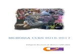 MEMÒRIA CURS 2016-2017 - bisbatlleida.org³... · Aquest curs 2016-2017, el vam engegar des de la delegació de missions de Lleida amb la II diada ... dissabte 17 de setembre. ...