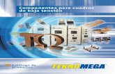 Componentes para cuadros de baja tension‘ QDR 2012-1.pdf · 4 REPARTO DE CUADROS EL REPARTO DE CUADROS de TEKNOMEGA, es una gama articulada y sinérgica de componentes para el cableado