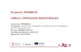 Proyecto: PROMECE LINEA 2: PROCESOS INDUSTRIALESpy.itc.uji.es/Content/docDifusion/PY150061/4. DOC-B... · Sector baldosas cerámicas español: unas 180 empresas (85% en la CV) Fabricantes