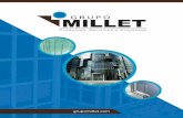Grupo-Millet copiagrupomillet.com/Grupo-Millet.pdf · Vidrio Vidrio Templado Nuestros productos y servicios van desde el Vidrio Templado, Vidrio Curvo, Vidrio Laminado, Vidrio Insulado,