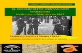 EL DOCUMENTO DESTACADO - Junta de Andalucía · Republicana (en la foto) , llamados orenetes por el color de su uniforme. 8 Expedientes en el IB Columela. En nuestro archivo conservamos