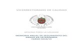 VICERRECTORADO DE CALIDAD - Facultad de Veterinariaveterinaria.ucm.es/data/cont/docs/30-2017-03-14... · 5 Modelo de memoria anual de seguimiento de los títulos- Versión 4.2 Oficina