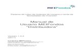 Manual de Usuario MEIFondos “Distribuidora”Los Fondos de Inversión pertenecen a una Operadora de Fondos, pero son operados por las Distribuidoras de Fondos. El sistema lleva el