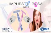 IMPUEST R SA - redcame.org.ar Impuesto Rosa... · Porcentaje de diferencia de sobreprecio promedio que pagan las mujeres, con respecto a lo que pagan los hombres, por productos de