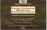 Como estudiar derecho constitucional - Garcia Belaundegarciabelaunde.com/Biblioteca/Como_estudiar_der_const.pdf · derecho constitucional , nivfrsidad nacionaj. mayor san rector: