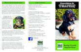 Marion County Dog Services Lugar y Horario Licenciatura de ... · Marion County Dog Services rescata perros perdidos, reúne perros perdidos con sus familias, opera el refugio para