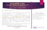 BOLETÍN CTC · Colima 2016 cubren La Ley Federal de Fomento a las Actividades Realizadas por las Organizaciones de la Sociedad Civil promulgada en el año 2004, ha sido uno de los