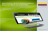 Barómetro de las Conexiones a Internet fijas en Colombia · ETB, mejor rendimiento general en redes fijas de Internet en 2019. 1.2 Nuestro análisis En 2019, los usuarios de nPerf