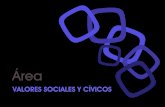 VALORES SOCIALES Y CÍVICOS - Blogsaverroes · El área de Valores Sociales y cívicos se desarrolla y organiza en torno a tres bloques de contenidos: Bloque 1. La identidad y la